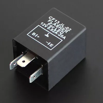 $10.98 • Buy 3 Pins DC12V Car Flasher Relay Fix LED Light Turn Signal Hyper Flash CF13 JL-02