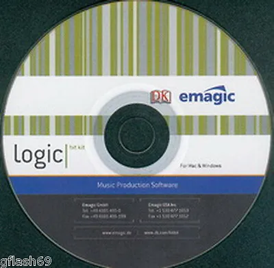 LOGIC - For Mac & PC  --LOGIC MULTI-TRACK RECORDING STUDIO -Rare PC Version **** • $24.95