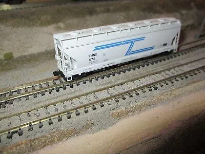 Micro Trains Slovay  Minerals  4600 Ft  3 Bay Hopper  /  Smnx  Rd  #  472    # 2 • $14