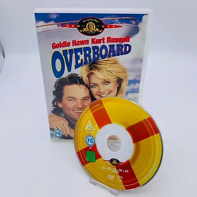 £3.45 • Buy Overboard • 1987 [DVD]  Goldie Hawn • Kurt Russell • 80's RomCom