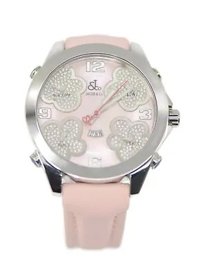 Jacob & Co 5 Timezone Diamond Stainless Steel Watch JC-ATH1 • £2374.80