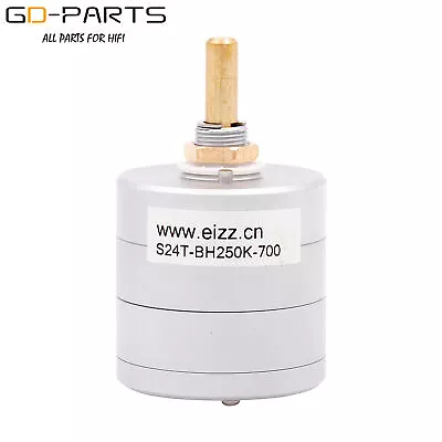 EIZZ 24 Steps 250K Stereo Attenuator Hifi Volume Potentiometer LOG Serial Type • $50.60