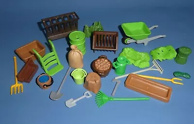 Playmobil Farm / Stable Petting Zoo Accessories & Food Wheelbarrow Tools & More • £3.49