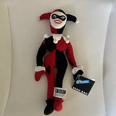 Harley Quinn Warner Bros 1999 Bean Bag 10” NWT • $20