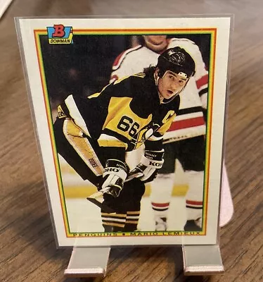 1990 Bowman #204 Mario Lemieux Hockey Card • $1.99