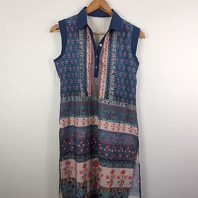 Mineral Clothing Ladies Size Medium Boho Indian Style Knee Length Dress • $24.99