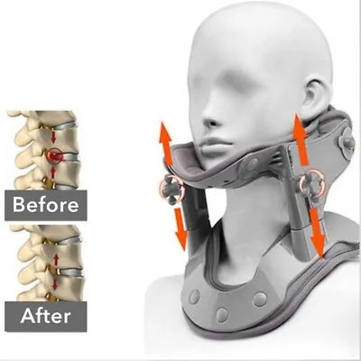 New 2024 Cervical Neck Traction Device Multi-functional Electric Neck Stretcher • £33.89