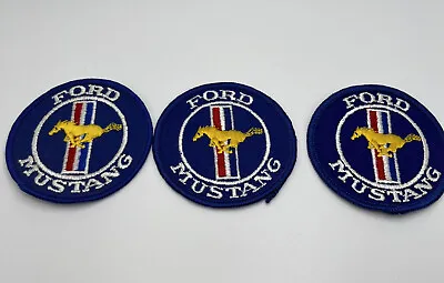 Ford Mustang Embroidered Patches Set Of 3 • $12