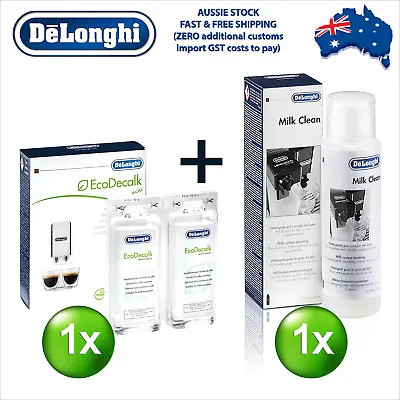 $46.99 • Buy Delonghi EcoDecalk Eco Decalk Descaler Cleaner Cleaning Espresso Machine M-Kit
