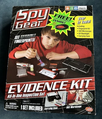 £14.99 • Buy Spy Gear Evidence Kit All In One Inspection Set Over 12 Tools & Voice Scrambler