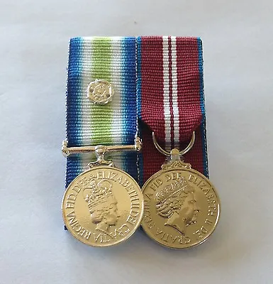 Falklands South Atlantic Diamond Jubilee Court Mounted Miniature Medals Mini • £23