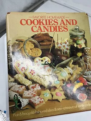 Favorite Homemade Cookies And Candies Recipes 1982 Hardcover Vintage Cookbook • $14.99