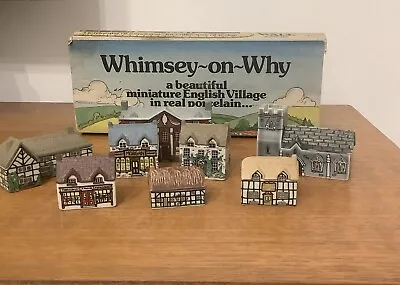 Vintage Wade Whimsey-On-Why Set 1  In Original Box / Miniature English Village • £50