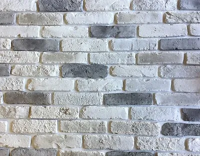 £1 • Buy Arctic Grey Brick Slip BrickTile BrickCladding WallCladding SAMPLE