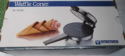 Vitantonio Waffle Coner Waffle Cone Maker- 700-NS - NOS 2/92 • $75