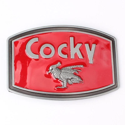 $11.39 • Buy Cocky Belt Buckle Western Cowboy Native American Motorcyclist
