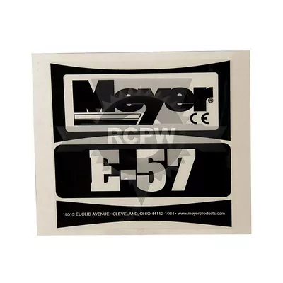 Genuine OEM Meyer E-57 Pump Sticker Decal Part # 22641 • $8.39