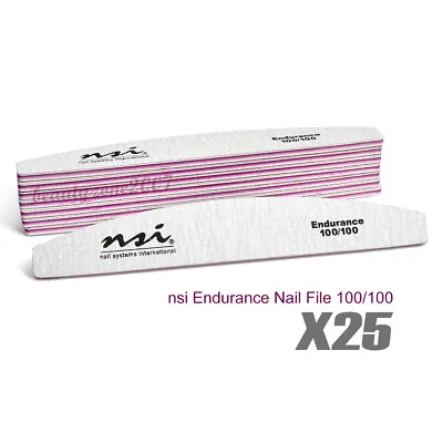 Nsi Endurance Nail File 100/100 X 25 Pieces • $34.95