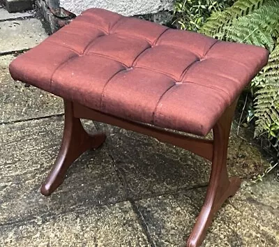 Superb Retro Teak G Plan Stool Cheap Delivery Available • £165