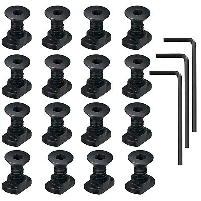 16 Pack M5 T-Nut Screw Replacement SetsCompatible With Rail Mount With Thread • $11.03