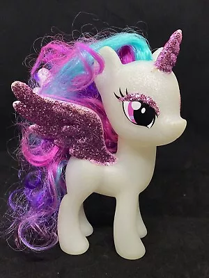 Princess Celestia My Little Pony White Toy 2016 Hasbro Glitter Horn Wings • $10.99