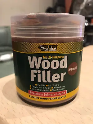 Everbuild Multi-Purpose Wood Filler Mahogany 250ml Repair DIY Woodwork Joinery • £4.99