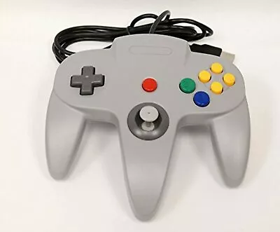 Nintendo N64 USB Controller Gray By Mars Devices Grey Gamepad • $14.48