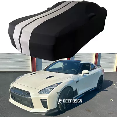 Full Car Cover Satin Stretch Scratch Dust Proof Indoor Dustproof For NISSAN GT-R • $159.99