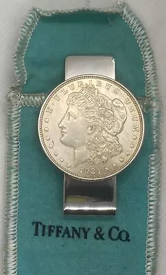 Customized TIFFANY CO Money Clip SILVER MORGAN DOLLAR • $276