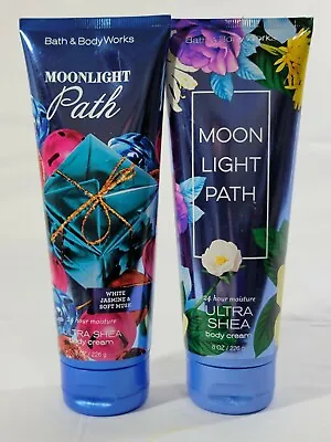 2X Bath & Body Works MOONLIGHT PATH Ultra Shea Cream Lotion 24 Hr Moisture 8 Oz • $27.95