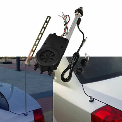 Power Antenna AM FM Radio Mast Replacement Kit Trunk OEM Car Aerial Adapter 12V • $78.99