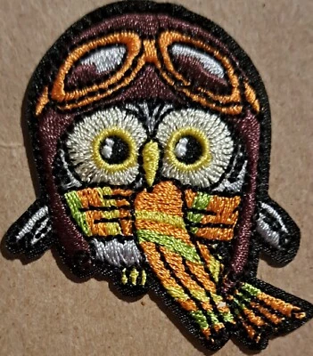 $6 • Buy Owl Embroidered Iron On Patch