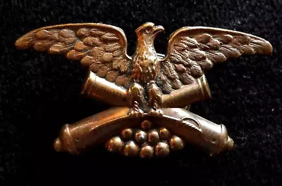 Civil War Artillery Badge Insignia Eagle Cannons Robbins Co Attleboro Mass • $44.95