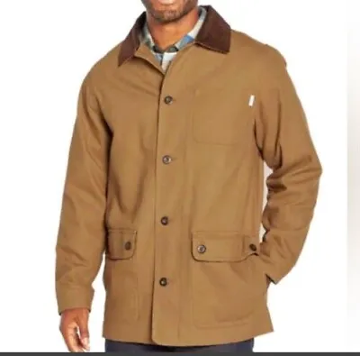 Orvis Barn Button Up Jacket Tan SMALL • $59.95