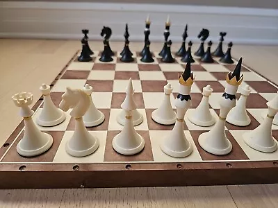 Chess Set Vintage Olympic USSR Soviet Minsk Plastic Russian 1980s REPLACEMENT • $49.90