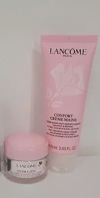 Lancome Hydra Zen 15 Ml Rose Hand Cream 75 Ml Christmas Gift • £11.99