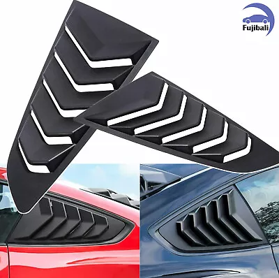 Side Quarter Window Louvers Rear Sun Shade Cover For Ford Mustang • $39.95