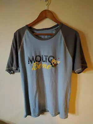 Disney Parks Molto Bene Mickey Mouse Epcot World Showcase Italy Adult T-shirt L • $11.95