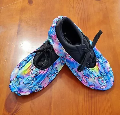 Handmade Bowling Shoe Covers - Blue Alien (Extra Large) • $30