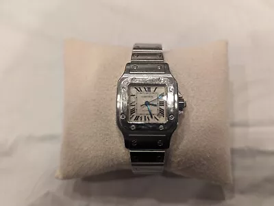Cartier Santos Automatic 24mm Stainless Steel Women's Watch  • $1500