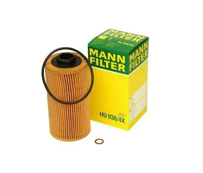 Engine Oil Filter Kit With O-Ring Mann For BMW E31 E32 E34 E38 E39 E52 E53 X5 M5 • $10.45