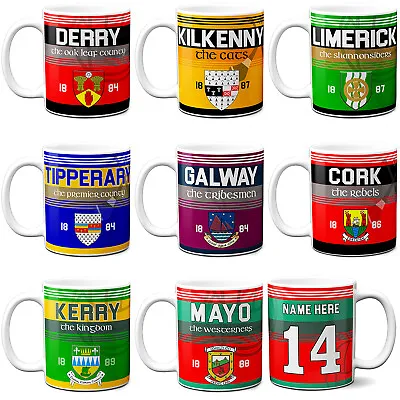 £12.95 • Buy Personalised GAA Mug Gaelic Hurling Football Cup County Birthday Valentines Gift