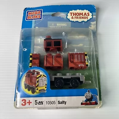 MEGA BLOKS Thomas & Friends SALTY 10505 5 Pcs FITS WOODEN TRAIN TRACK Box Damage • $19.17