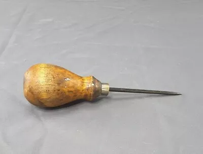 Vintage Wood Handled 7  Scratch AWL Tool • $12.50