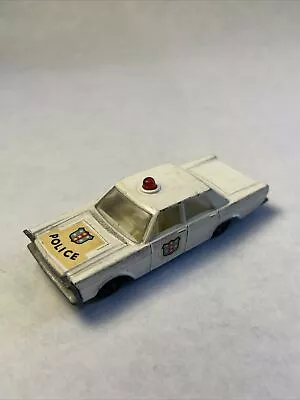 Matchbox Ford Galaxie Police Car  Series No. 55/59 Made In England By Lesney PD  • $14.45