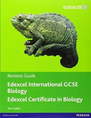 Edexcel International GCSE (IGCSE) Biology Revision Guide With Student CDAnn F • £2.47