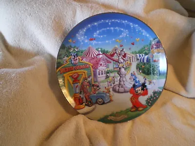 Walt Disney World 25th Anniv Plate Mickey #7621A  Mickey's Toon Town Fair  • $20