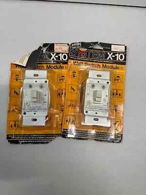 Retro BSR System X-10 Wall Switch Module ~ Remote Control For The Home Lot Of 2 • $18.84