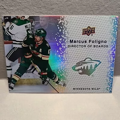 Marcus Foligno Minnesota Wild 2023-24 Upper Deck Series 2 Director Of Boards • $1