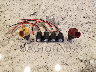 $21.95 • Buy 4x Fuel Injector Connectors For NISMO Nissan Side Feed Fuel Injectors